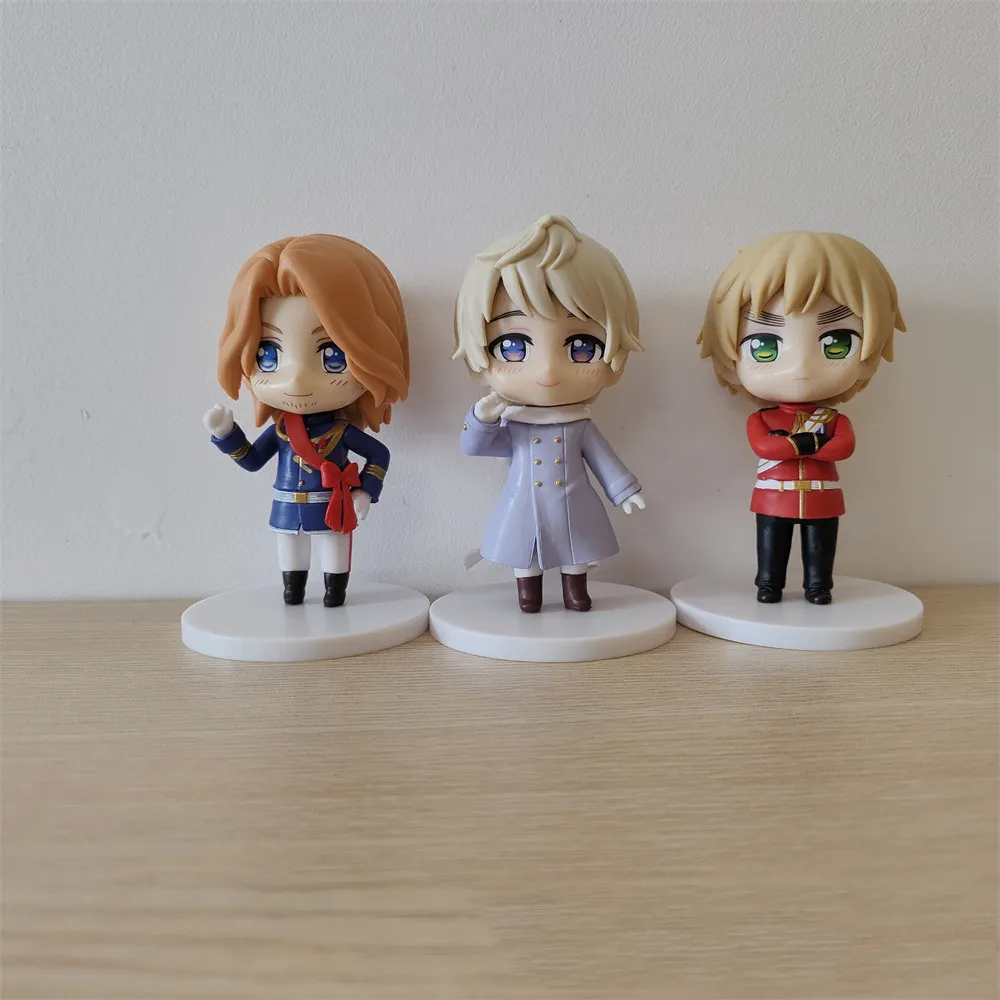 Action Figures 5Pcs/Set Axis Powers Hetalia Cosplay Cartoon Character Model Pvc