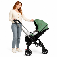 Poussette pliable 3-en-1 pour enfants en alliage d'aluminium de haute qualité, pour intérieur et extérieur, voyage, nouveau-né, tout-petit, charge maximale 20 kg