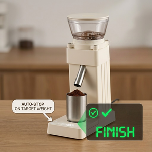 Molinillo de Café Inteligente SUS420 con Muelas Cónicas, LED, Parada Automática, Pausa Automática, Recargable, Inalámbrico, Eléctrico - Product Image 6