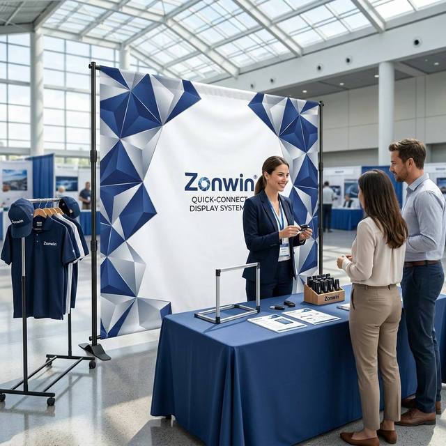 Large Format Exhibition Retractable Dye-sublimation Step and Repeat Banner Stand Tension Fabric Backwall Photography Backdrop