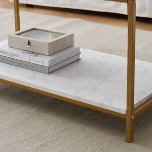 Luxury Nordic Home Furniture Square Gold Tea <strong>Table</strong> <strong>Coffee</strong> <strong>Table</strong> for Living Room - Product Image 6