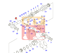 Pistone a Stelo OEM 707-58-11460 7075811460 Compatibile con PC1250-8 PC1250-7