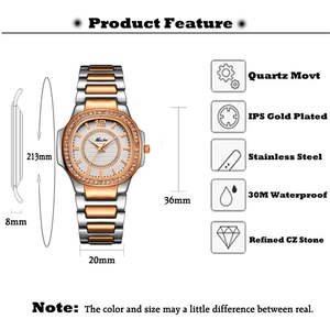 Nouvelle Marque MISSFOX 2549 Montre à Quartz pour Femme Cadran Rond Bracelet en Acier Inoxydable Cadeau Tendance 2026 - Product Image 4