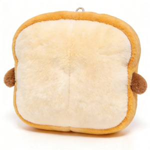 Custom Logo Wholesale Manufacturer Plush Hand Soft Throw <b>Pillow</b> Bread <b>Shaped</b> Soft Plush <b>Pillow</b> Toy Custom Plush <b>Pillows</b> - Product Image 3