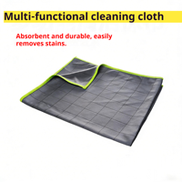 Chiffon en fibre de carbone pour le nettoyage du verre, sans rayures, très absorbant, séchage rapide, serviette de nettoyage automobile en fibre de carbone