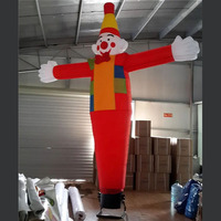 Danseur gonflable de clown de la publicité extérieure Offre Spéciale de Noël pour l'affichage
