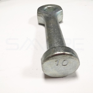 <span class=keywords><strong>Ancre</strong></span> à œil préfabriquée en acier inoxydable au carbone avec tête sphérique - Forgeage sur mesure disponible - Product Image 2