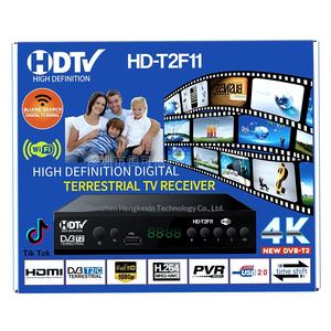 Decoder <span class=keywords><strong>TV</strong></span> Digitale HD-T2F11 ad Alta Definizione DVB-T2/C con WiFi per Segnale Terrestre - Ideale per Vendita all'Ingrosso per Fabbriche - Product Image 1