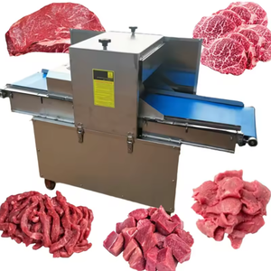 Machine industrielle de découpe de viande fraîche, coupe-viande automatique pour bœuf, <span class=keywords><strong>poulet</strong></span>, bacon, trancheuse, hachoir - Product Image 1