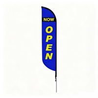 Drapeau de plage personnalisé anti-décoloration, excellent rapport qualité-prix, avec montage facile et sac de transport, idéal pour les présentations en showroom (vente en gros)