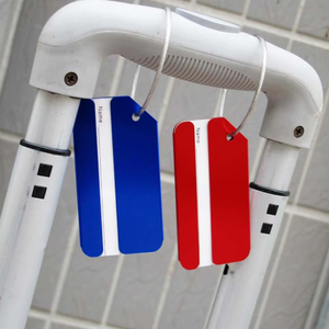 1PC Aluminium Metal Travel Accessories Luggage Baggage Suitcase Backpack Bags Address <b>Tags</b> <b>Name</b> Label Holder for Women Men - Product Image 5