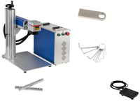 Nueva Máquina de Marcado Láser de Fibra para Grabado de Metal en Línea en PCB con Refrigeración por Aire, Control EZCAD, Compatible con Formatos DXF/BMP/AI