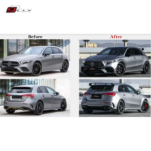 2019-2024 Benz classe W177 hayon Sport <span class=keywords><strong>AMG</strong></span> mise à niveau large A45s décoration extérieure de voiture nouvel état pare-chocs avant <span class=keywords><strong>AMG</strong></span> Bodykit - Product Image 6