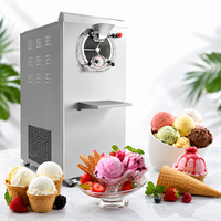 Machine à glaces et gelato professionnelle pour comptoir, idéale pour les cafés et les snack-bars