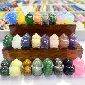 โปเกมอนแกะสลักลายดอกกุหลาบควอตซ์ธรรมชาติคริสตัลโปเกมอนแกะสลักด้วยมือแกะสลักด้วยมือแกะสลักรูปปั้นโปเกมอน lepidolite สำหรับเป็นของขวัญ DIY - Product Image 5