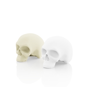Skull Tattoo Practice Skin <b>Silicone</b> Simulation Head Fake Leather Practice <b>Tool</b> for Beginner Tattoo Artists - Product Image 5