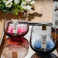 À la mode moderne japonais Yachiyo feuille d'or cristal ciel étoilé verre eau/whisky/saké tasse Transparent japonais verre étoile bière