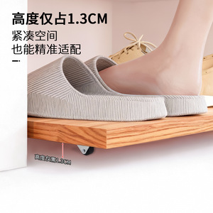 Mini Nylon Directional Wheel 1.3 Cm Height Silent Rubber Roller For Shoe Cabinet Drawer Slide Accessories - Product Image 2