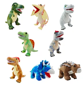 Pacco 8 dinosauro peluche adorabile dinosauro peluche peluche peluche peluche giocattolo carino e tenero dinosauro per giocattoli per bambini