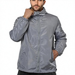 Chaquetas Cortavientos Ligeras con Capucha y Cremallera para Hombre, Venta al Por Mayor Directa de Fábrica, OEM, para Senderismo, Ciclismo, Ropa Deportiva, Otoño e Invierno - Product Image 6