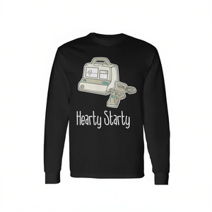 T-shirt à manches longues Hearty Starty, design sur le thème médical, pour médecins et infirmières - Product Image 2