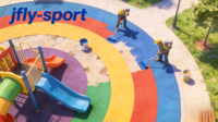 Granulés de caoutchouc EPDM pour allées accessibles, matériau de revêtement de sol sûr et résistant aux UV, rampes pour personnes handicapées, tennis de table en plein air