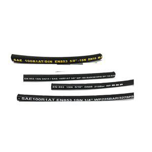 SAE 100R1 R2 <span class=keywords><strong>EN853</strong></span> 1AT 2AQT 1SN 2SN flexibler Hochdruck-Stahldraht geflochtener Gummi-Hydrohrohr - Product Image 3