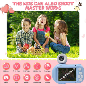 Cámara Infantil con Función MP3, Sensor CMOS, Micro SD, Video Full HD, Cámara de Fotografía Infantil Popular - Product Image 6