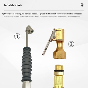 Special tire pressure <b>gauge</b> for fleet trucks and automobiles 360 ° flexible hose metal structure must be in stock for fleet main - Product Image 4