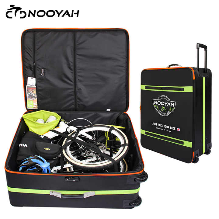 NOOYAH Large Capacity Suitcase Folding Bike Case 18-20 Inch for