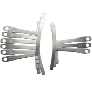 Jauge de rayon d'épaisseur pour guitare Luthier Tools en acier inoxydable pour manche de guitare et chevalet - Product Image 5