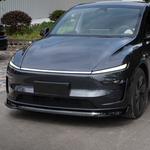 FEIXIAN Tesla Nouveau Modèle Y Juniper Noir Brillant Sporty Refresh Splitter de Pare-chocs Avant Kit Carrosserie Aérodynamique Fixation par Vis Ajustement Universel - Product Image 3