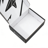 Caja de Cartón Corrugado para Envíos de Comercio Electrónico, Logotipo Personalizado, Laminación Mate, Papel Kraft Ecológico, Cierre Magnético, Embalaje Plano para Calcetines de Piel