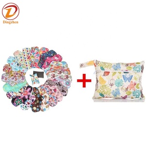 Assorbenti <span class=keywords><strong>Mestruali</strong></span> Ecologici in Carbone di Bambù per Donne, Riutilizzabili e Lavabili, Assorbenti in Tessuto di Bambù - Product Image 6