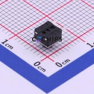 TS-1091B-A3B3-D2 Tactile Switch Through hole Component THT Switch Single Pole Single Throw Round Button 2.5N Right Angle Insert - Product Image 2