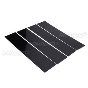 4pcs/set Car <b>Window</b> Pillar Post <b>Cover</b> Trim Glossy Black for Ford F-150 F150 Super Cab Crew 2004-2014 - Product Image 3