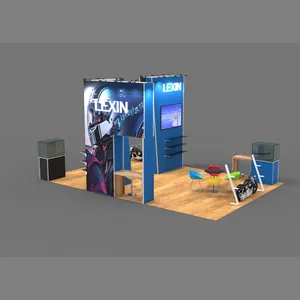 2021 expo September Procurement Festival Customized Size Exhibition Booth 20X20 Island Trade Show