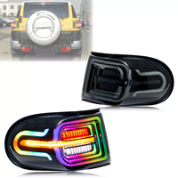 Ensemble de feux arrière LED RGB JC pour Toyota FJ Cruiser 2007-2017, animation de démarrage, signal séquentiel