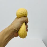 Balle anti-stress en forme d'arachide croustillante - Jouet à presser en forme d'arachide à remontée lente pour soulager l'anxiété et détendre les mains