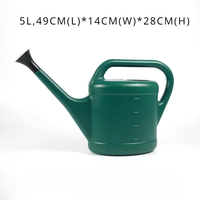 3L 5L 8L 10L 12L 14L Arrosoir de jardin en plastique de grande capacité en PE avec diffuseur à bec amovible