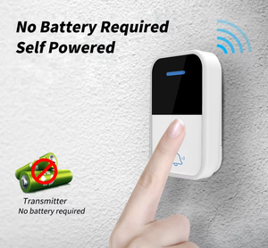 <span class=keywords><strong>Timbre</strong></span> inalámbrico para exteriores, botón <span class=keywords><strong>pulsador</strong></span> impermeable, No se requiere batería, Panel autoalimentado acrílico, 38 canciones, <span class=keywords><strong>timbre</strong></span> de puerta - Product Image 4