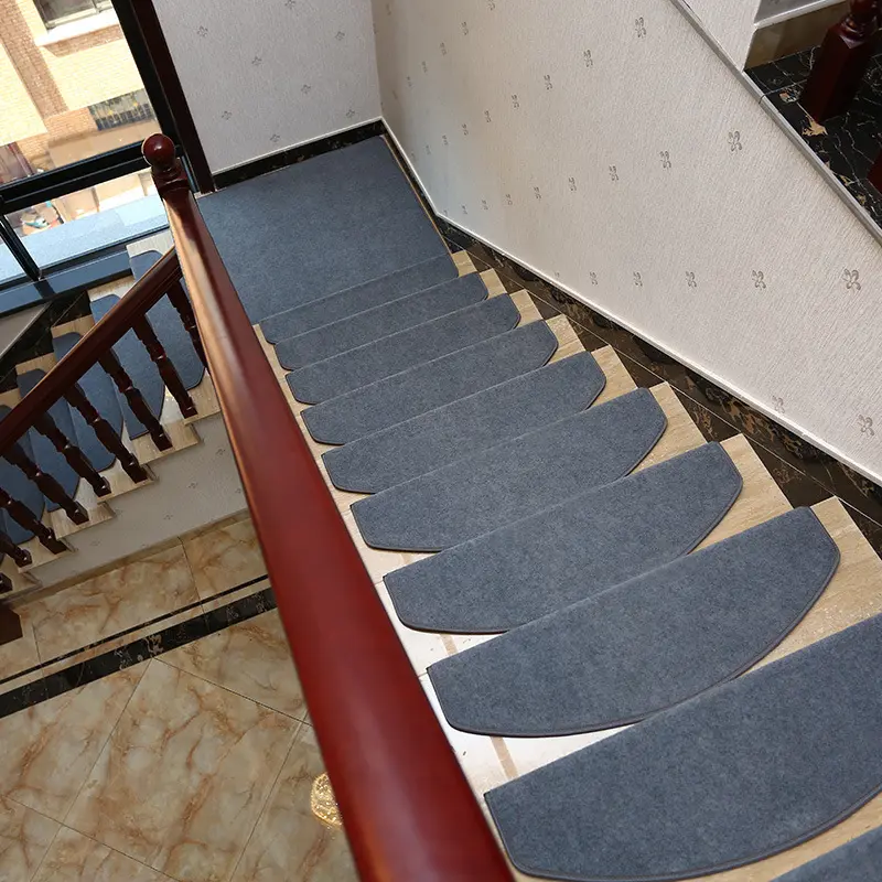 सीढ़ी चटाई ट्रेड सीढ़ी कालीन फर्श चटाई पैर चटाई कदम स्टिकर चमकदार विरोधी पर्ची गोंद-मुक्त स्व-चिपकने वाला pvc