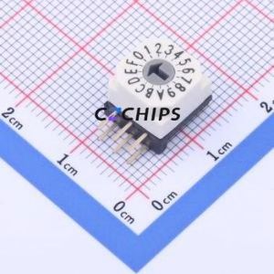 PER-16H1 Rotary Encoder Switch Through hole Component (THT) Switch 16 True Code - Product Image 1