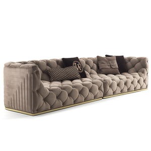 Modern Flanel Modüler Minimalist Bölmeli <span class=keywords><strong>Set</strong></span> Sünger Dolgulu Döşemeli Şık Üç Kişilik Kanepe (Apartmanlar ve Oteller İçin) - Product Image 5
