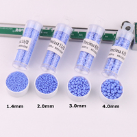 En Stock Perles de Rocailles Tchèques en Verre Couleurs Unies Naturelles Preciosa, Tailles 6/0 8/0 11/0 15/0, 10 Grammes/Baril