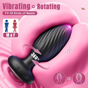 गर्म बिक्री वायरलेस रिमोट कंट्रोल पुरुष वाइब्रेटिंग प्रोस्टेट मालिश महिला पुरुषों के लिए गुदा वाइब्रेटर प्लग डिएटर सेक्स टॉय - Product Image 1