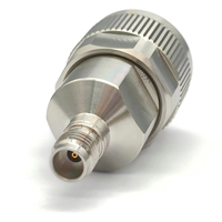 Connecteur RF haute fréquence à ondes millimétriques de précision en acier inoxydable DC femelle vers mâle 2.4/N-KJG