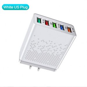 QC3.0 5USB Mobile Phone Charger Multi-Port Charger 5-Port Fast Charger Head 5U Adapter for iPhone Android - Product Image 3