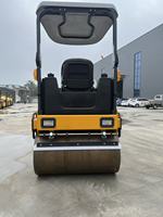 3 tonnes de nouveau type de petite machine de compactage-type de marche à double bol-roues de petite machine de compactage de route de style chinois