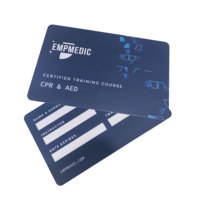 OEM de haute qualité personnalisé CMJN impression plastique PVC carte certificat cartes de garantie inscriptible CR80 PVC carte de visite